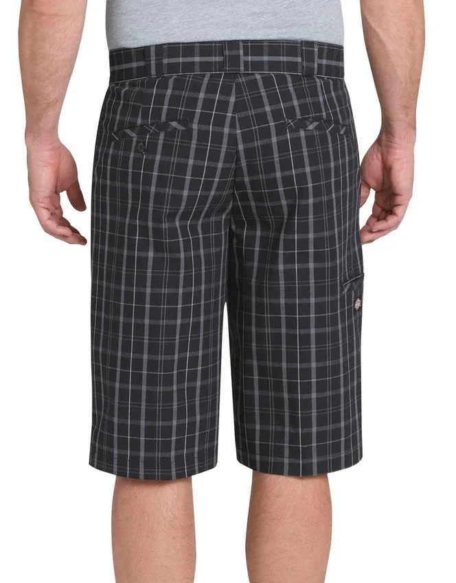13″ Regular Fit Multi-Use Pocket Plaid Shorts 13″ Regular Fit Multi-Use Pocket Plaid Shorts