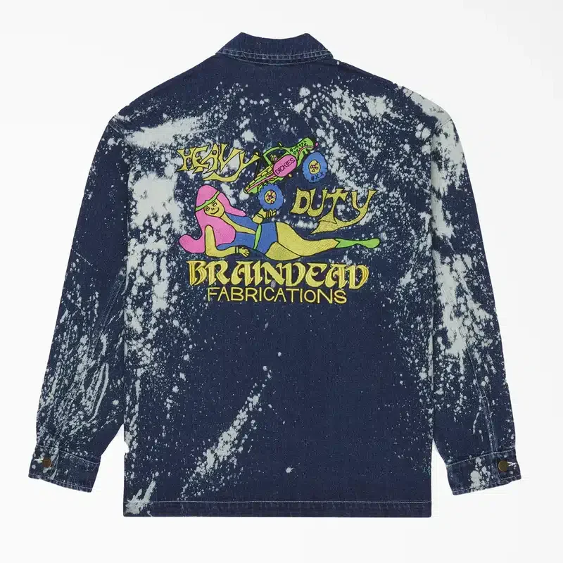 Brain Dead Bleached Denim Jacket Brain Dead Bleached Denim Jacket
