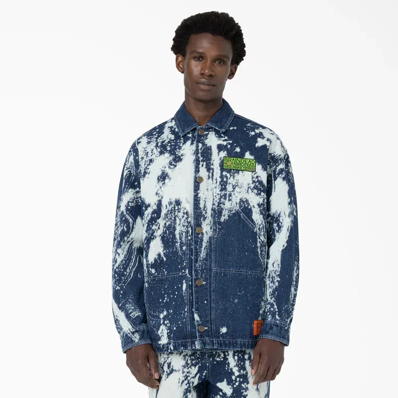 Brain Dead Bleached Denim Jacket Brain Dead Bleached Denim Jacket