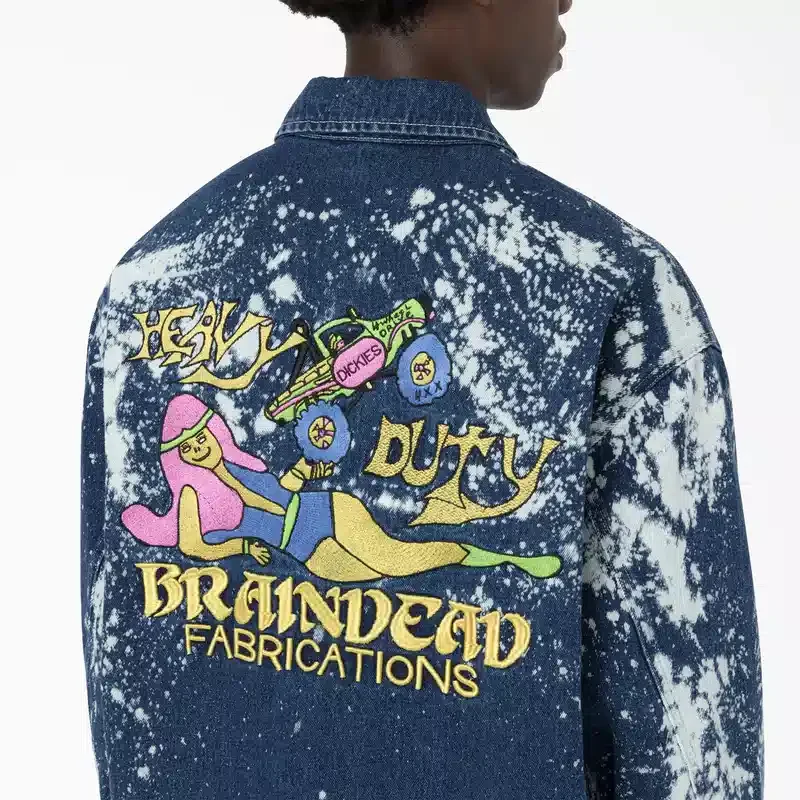 Brain Dead Bleached Denim Jacket Brain Dead Bleached Denim Jacket