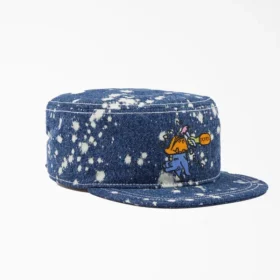 Brain Dead Bleached Denim Painter’s Cap