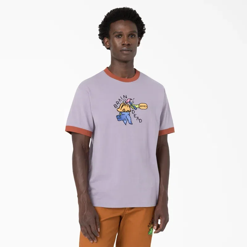 Brain Dead Embroidered T-Shirt Brain Dead Embroidered T-Shirt