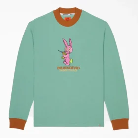 Brain Dead Embroidered Waffle Knit Sweater