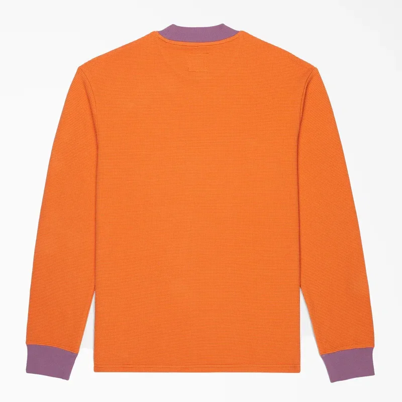Brain Dead Embroidered Waffle Knit Sweater Brain Dead Embroidered Waffle Knit Sweater