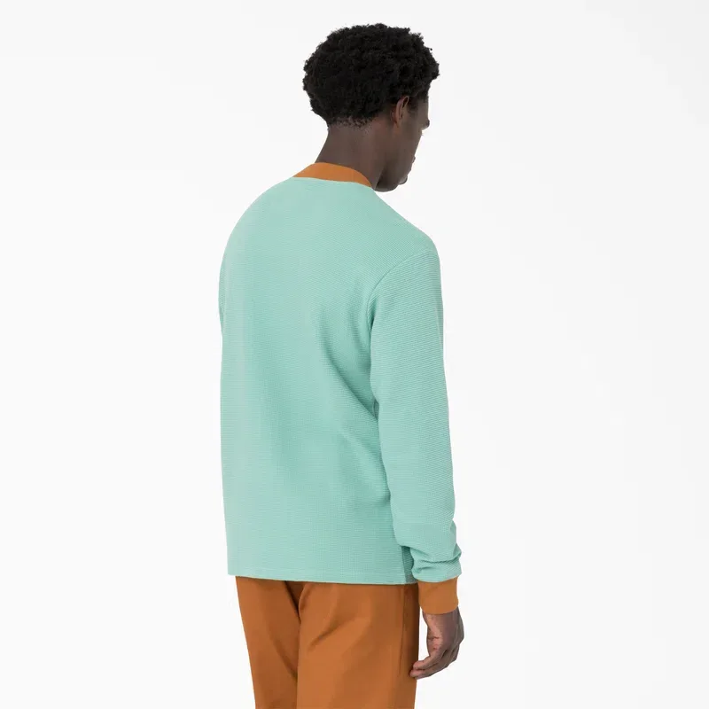 Brain Dead Embroidered Waffle Knit Sweater Brain Dead Embroidered Waffle Knit Sweater