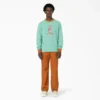 Brain Dead Embroidered Waffle Knit Sweater Brain Dead Embroidered Waffle Knit Sweater