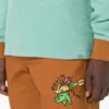 Brain Dead Embroidered Waffle Knit Sweater Brain Dead Embroidered Waffle Knit Sweater