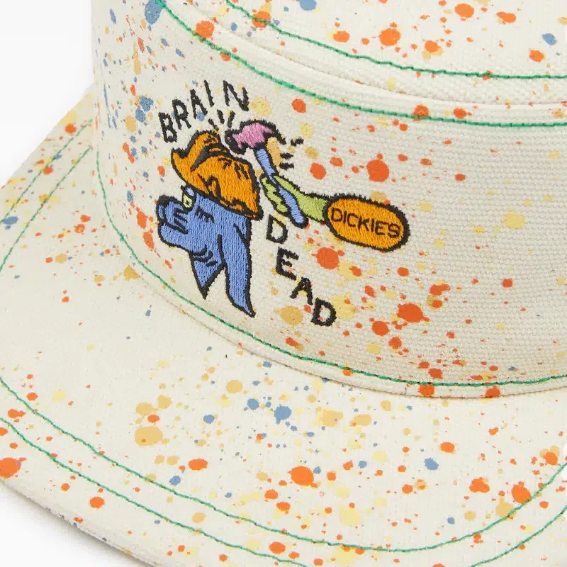 Brain Dead Paint Splatter Canvas Painter’s Cap Brain Dead Paint Splatter Canvas Painter’s Cap