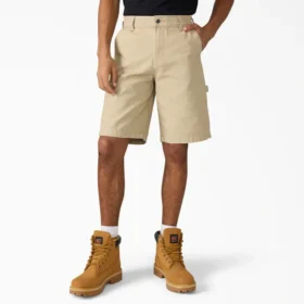 Canvas Carpenter Shorts, 11″