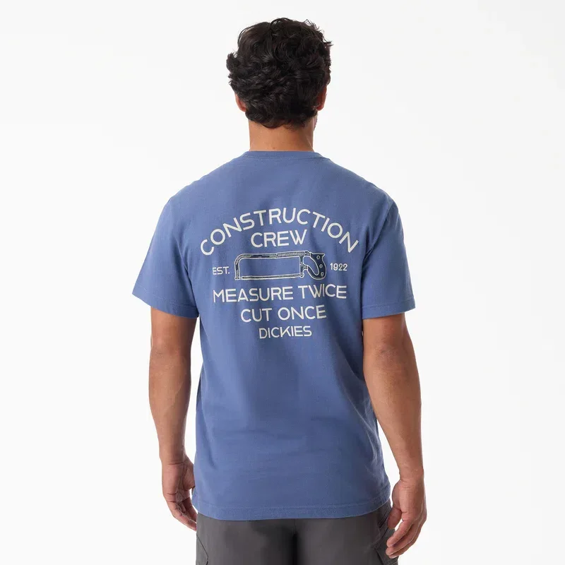 Construction Crew Short Sleeve Graphic T-Shirt Construction Crew Short Sleeve Graphic T-Shirt