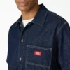 Denim Short Sleeve Button-Up Shirt Denim Short Sleeve Button-Up Shirt