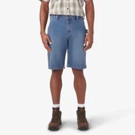 Denim Utility Shorts, 11″