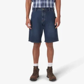 Denim Utility Shorts, 11″