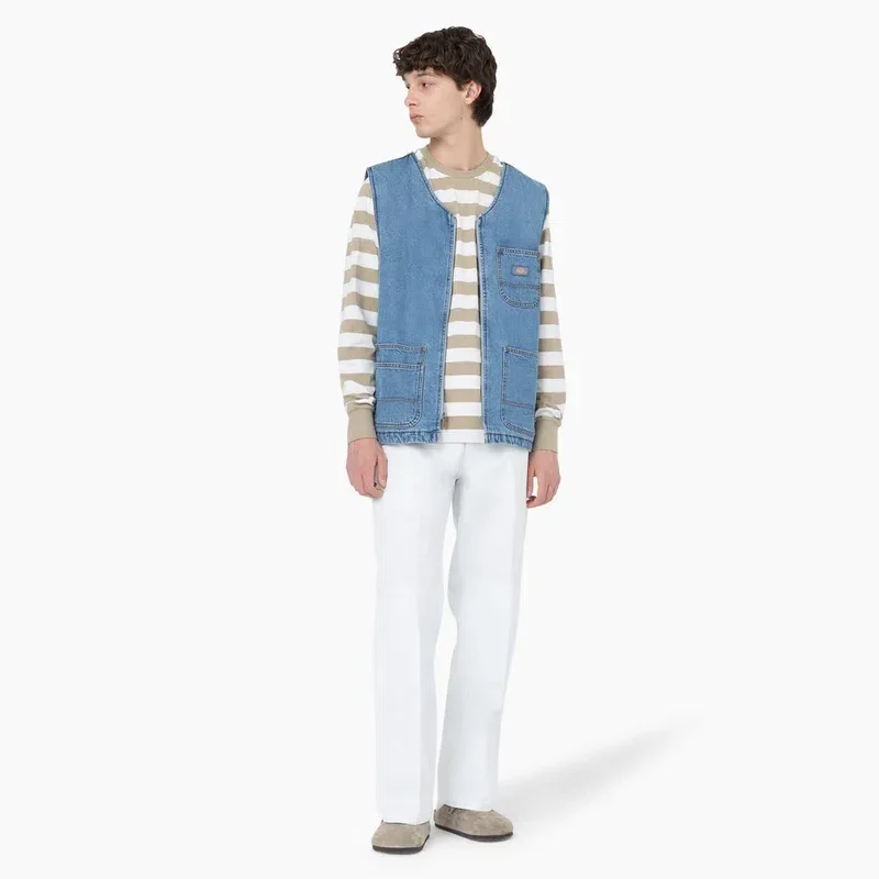 Denim Zip Front Vest Denim Zip Front Vest