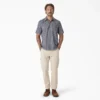 Dickies 1922 Short Sleeve Striped Chambray Shirt Dickies 1922 Short Sleeve Striped Chambray Shirt