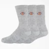 Dickies Embroidered Crew Socks, Size 6-12, 3-Pack Dickies Embroidered Crew Socks, Size 6-12, 3-Pack