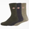 Dickies Embroidered Crew Socks, Size 6-12, 3-Pack Dickies Embroidered Crew Socks, Size 6-12, 3-Pack
