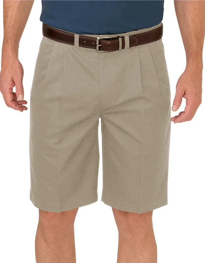 Dickies Khaki 10″ Relaxed Fit Pleated Front Short Dickies Khaki 10″ Relaxed Fit Pleated Front Short