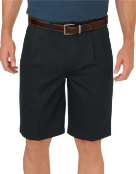 Dickies Khaki 10″ Relaxed Fit Pleated Front Short