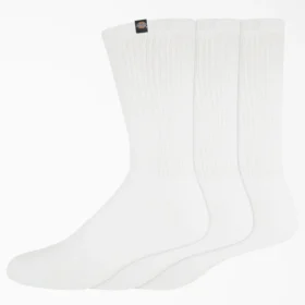 Dickies Label Crew Socks, Size 6-12, 3-Pack