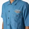 Dickies X Harley-Davidson® Boxy Fit Chambray Embroidered Work Shirt Dickies X Harley-Davidson® Boxy Fit Chambray Embroidered Work Shirt