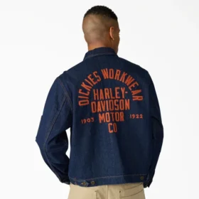Dickies X Harley-Davidson® Boxy Fit Embroidered Denim Jacket