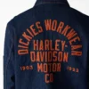 Dickies X Harley-Davidson® Boxy Fit Embroidered Denim Jacket Dickies X Harley-Davidson® Boxy Fit Embroidered Denim Jacket