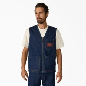 Dickies X Harley-Davidson® Denim Zip-Up Vest