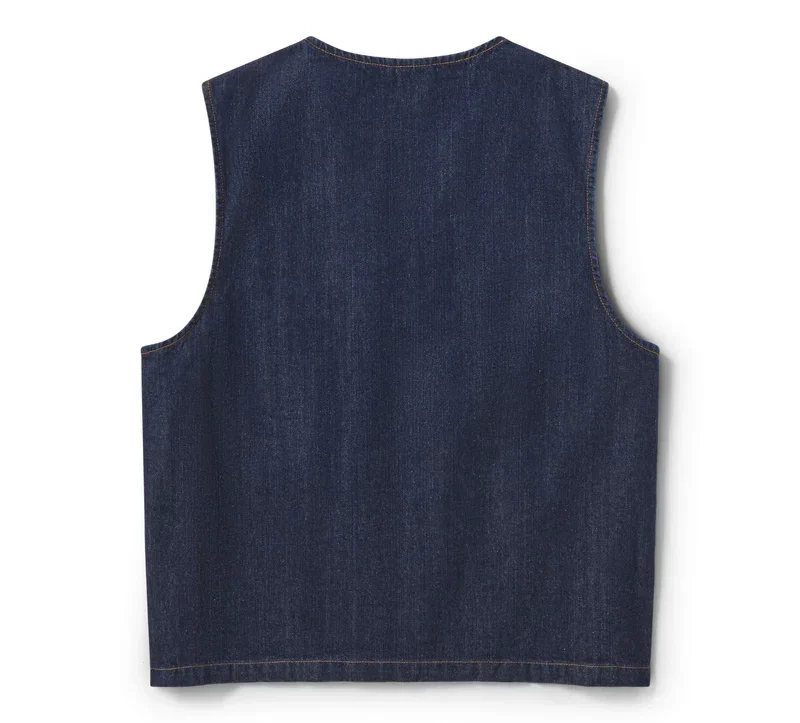 Dickies X Harley-Davidson® Denim Zip-Up Vest Dickies X Harley-Davidson® Denim Zip-Up Vest