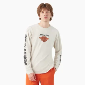 Dickies X Harley-Davidson Heavyweight Long Sleeve Eagle Tee