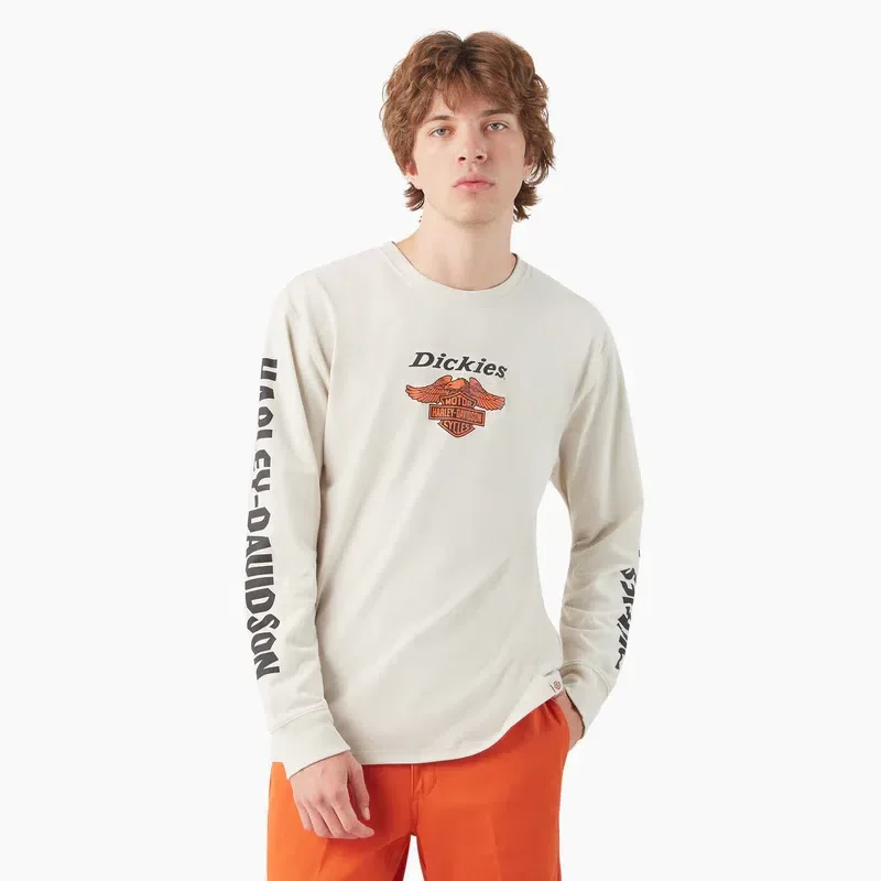 Dickies X Harley-Davidson Heavyweight Long Sleeve Eagle Tee Dickies X Harley-Davidson Heavyweight Long Sleeve Eagle Tee