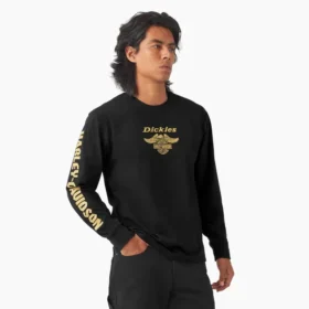 Dickies X Harley-Davidson Heavyweight Long Sleeve Eagle Tee