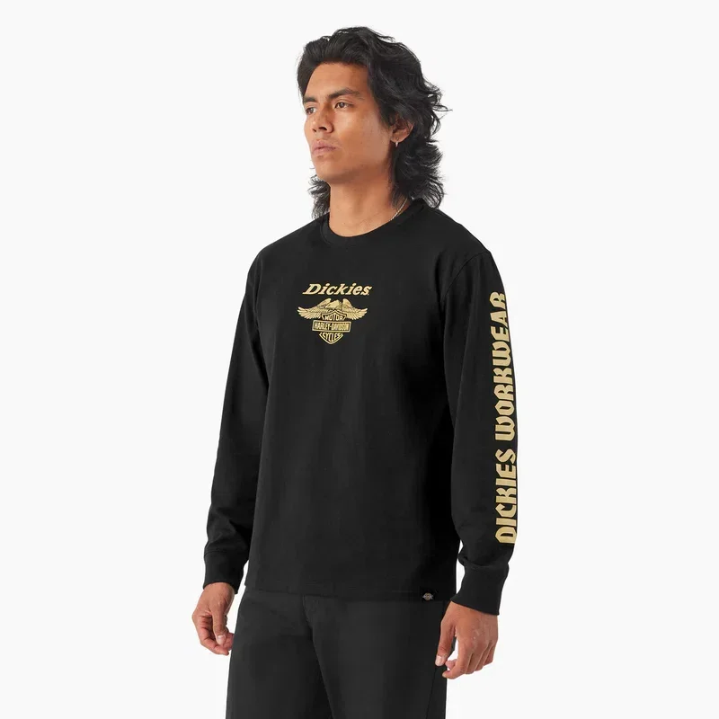 Dickies X Harley-Davidson Heavyweight Long Sleeve Eagle Tee Dickies X Harley-Davidson Heavyweight Long Sleeve Eagle Tee