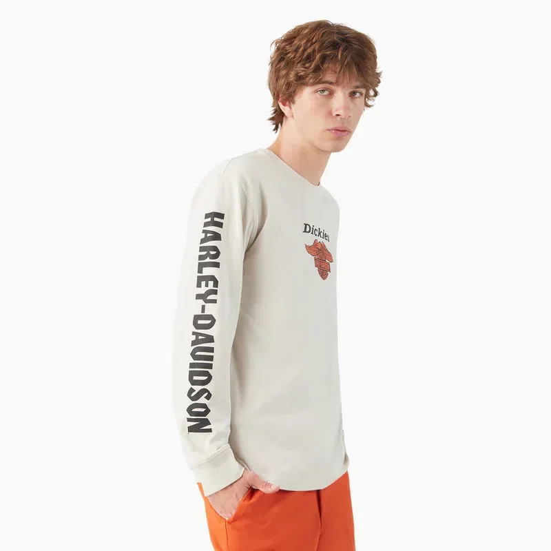 Dickies X Harley-Davidson Heavyweight Long Sleeve Eagle Tee Dickies X Harley-Davidson Heavyweight Long Sleeve Eagle Tee