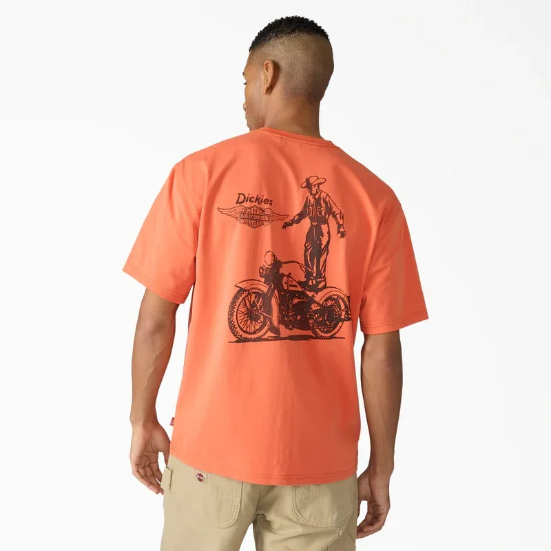 Dickies X Harley-Davidson® Vintage Wash Cowboy Graphic T-Shirt Dickies X Harley-Davidson® Vintage Wash Cowboy Graphic T-Shirt