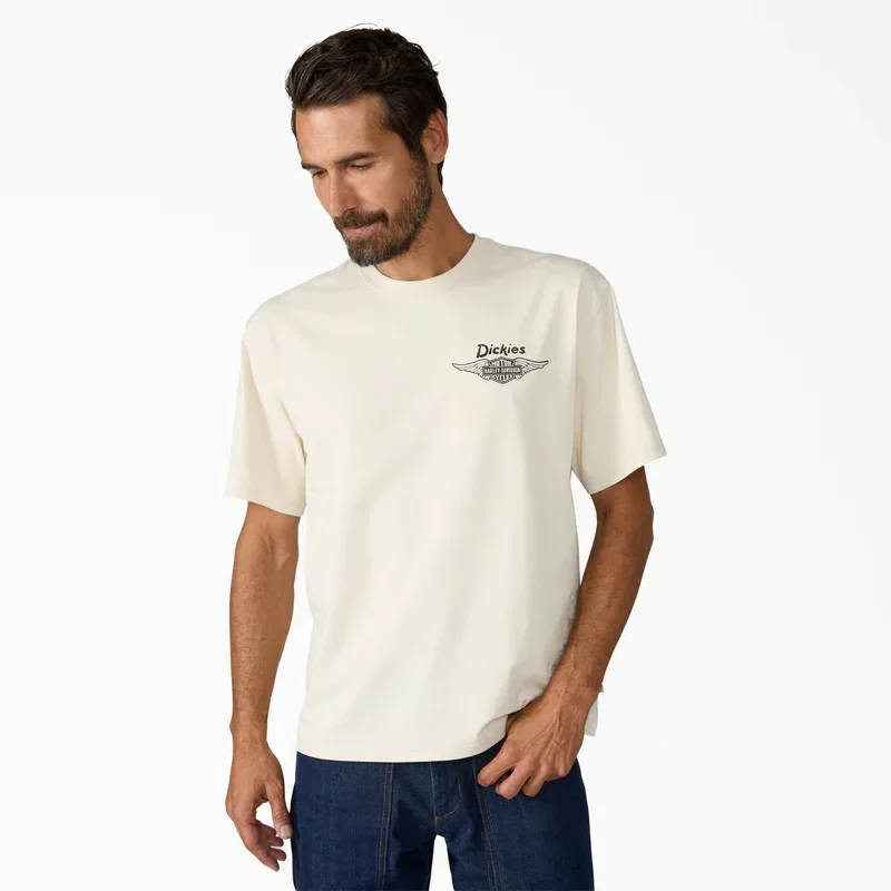 Dickies X Harley-Davidson® Vintage Wash Cowboy Graphic T-Shirt Dickies X Harley-Davidson® Vintage Wash Cowboy Graphic T-Shirt