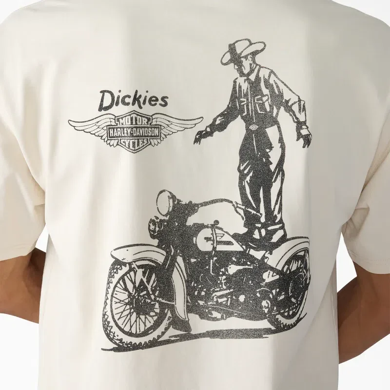Dickies X Harley-Davidson® Vintage Wash Cowboy Graphic T-Shirt Dickies X Harley-Davidson® Vintage Wash Cowboy Graphic T-Shirt