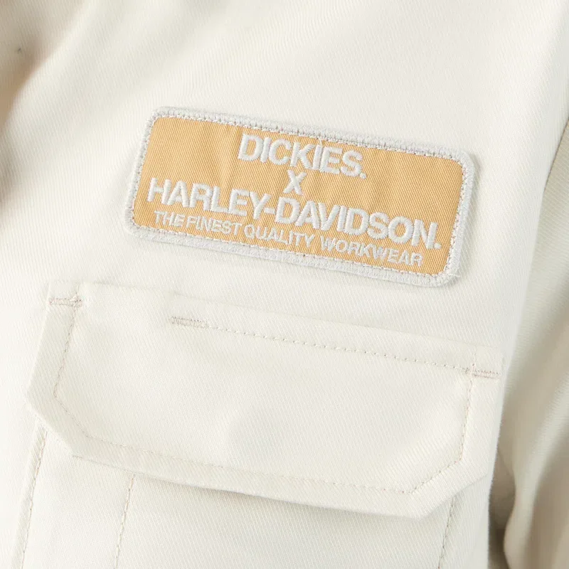 Dickies X Harley-Davidson Women’s Eagle Cropped Work Shirt Dickies X Harley-Davidson Women’s Eagle Cropped Work Shirt