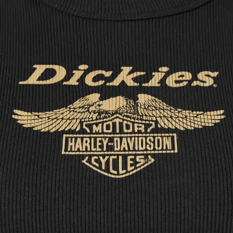 Dickies X Harley-Davidson Women’s Racerback Cropped Eagle Tank Top Dickies X Harley-Davidson Women’s Racerback Cropped Eagle Tank Top