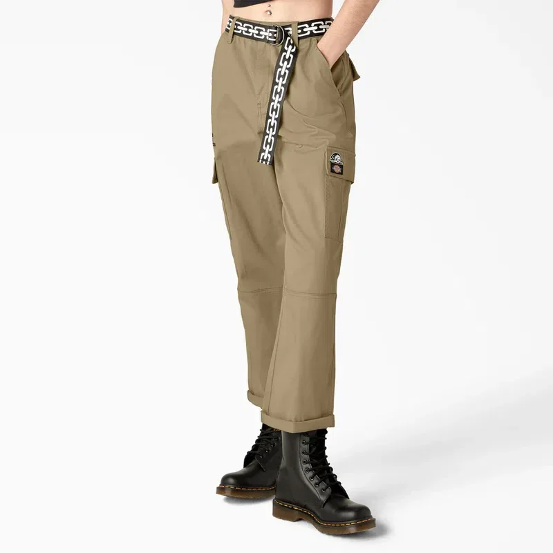 Dickies X Lurking Class Women’s Relaxed Fit Cropped Cargo Pants Dickies X Lurking Class Women’s Relaxed Fit Cropped Cargo Pants
