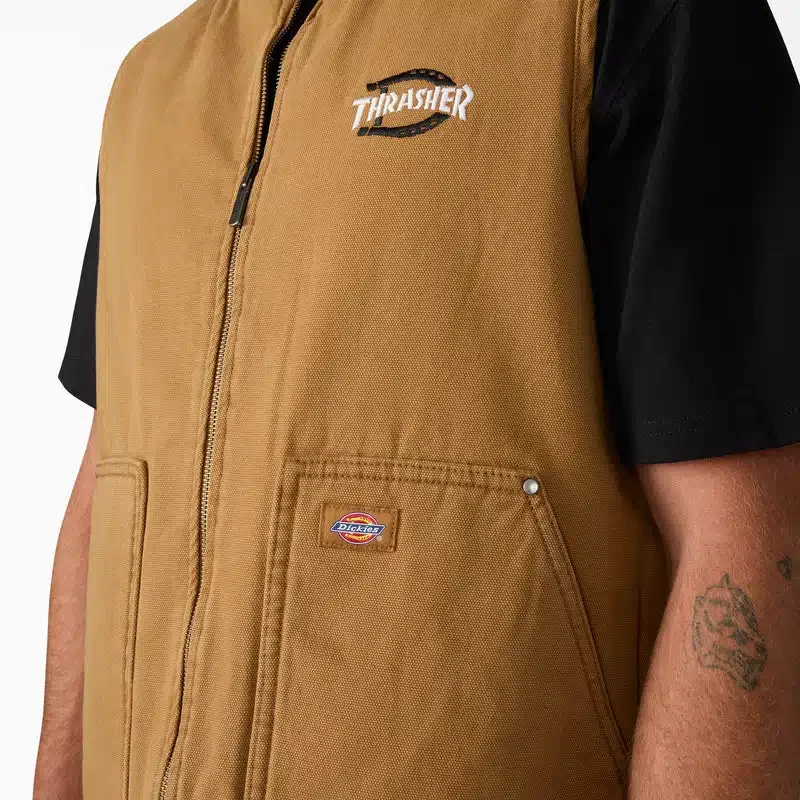 Dickies X Thrasher Reversible Vest Dickies X Thrasher Reversible Vest