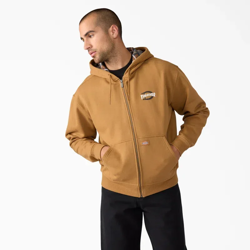 Dickies X Thrasher Zippered Hoodie Dickies X Thrasher Zippered Hoodie