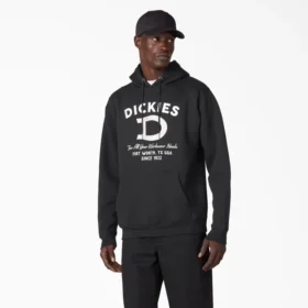 Distressed Ox Collar Graphic Hoodie