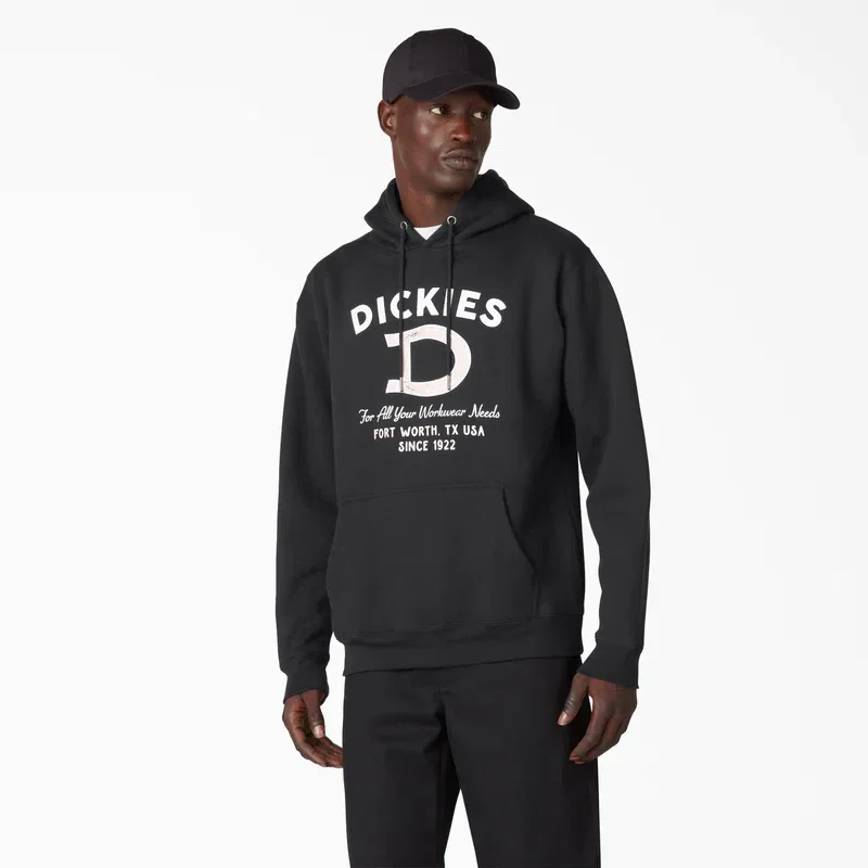 Distressed Ox Collar Graphic Hoodie Distressed Ox Collar Graphic Hoodie