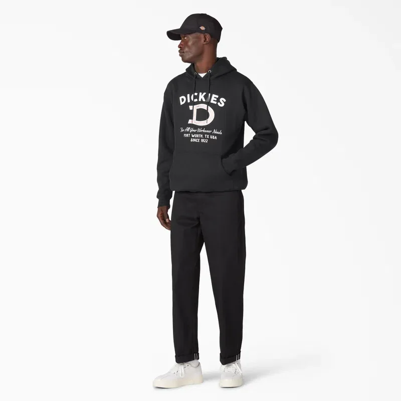 Distressed Ox Collar Graphic Hoodie Distressed Ox Collar Graphic Hoodie