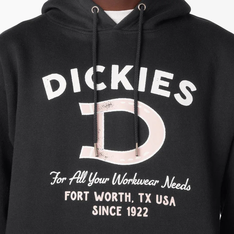 Distressed Ox Collar Graphic Hoodie Distressed Ox Collar Graphic Hoodie