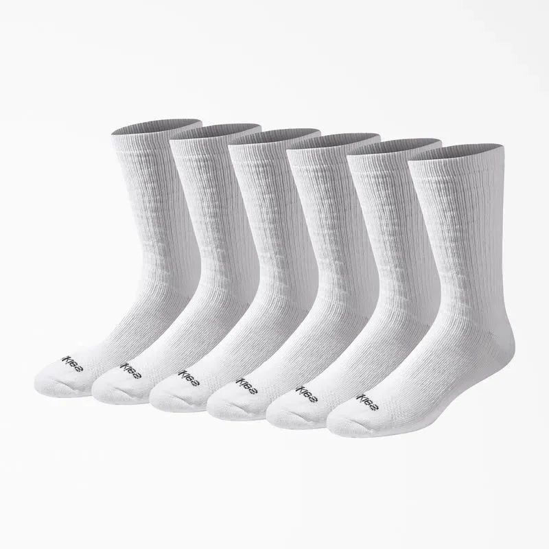 Dri-Tech Cushion Crew Socks, Size 6-12, 6-Pack Dri-Tech Cushion Crew Socks, Size 6-12, 6-Pack