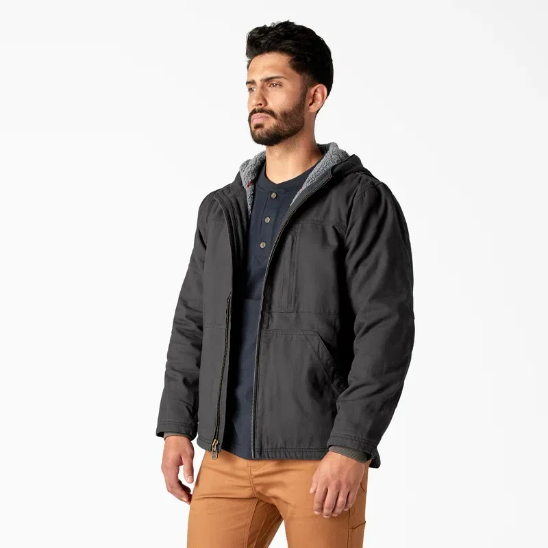 Duck Canvas High Pile Fleece Lined Jacket Duck Canvas High Pile Fleece Lined Jacket