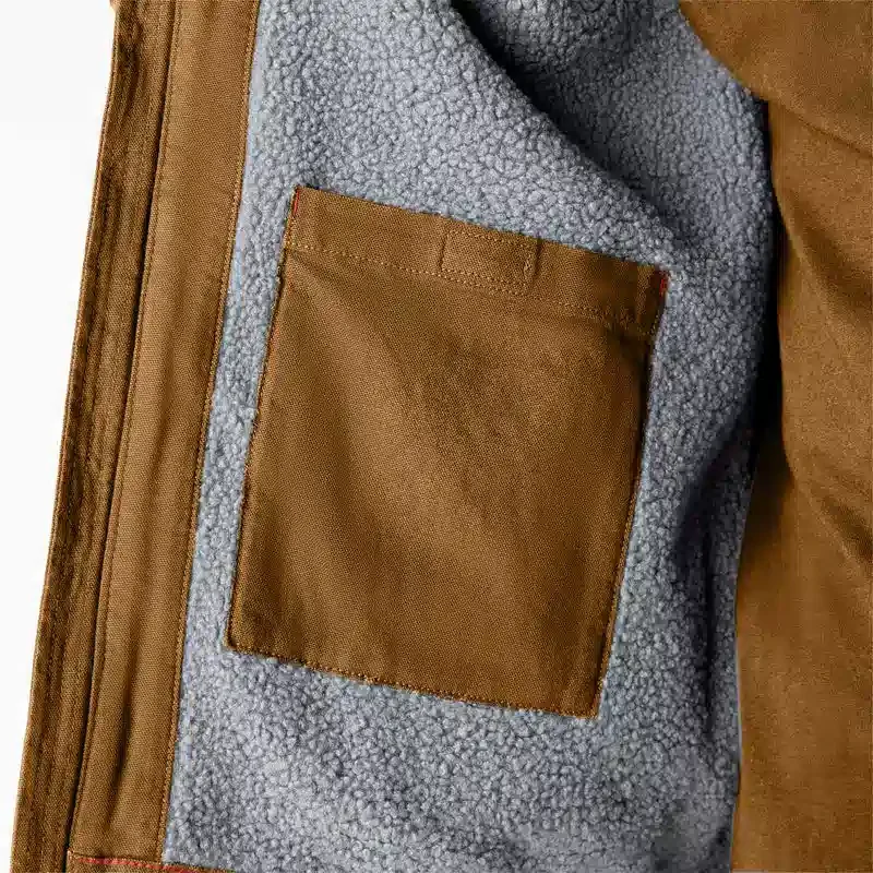 Duck Canvas High Pile Fleece Lined Jacket Duck Canvas High Pile Fleece Lined Jacket