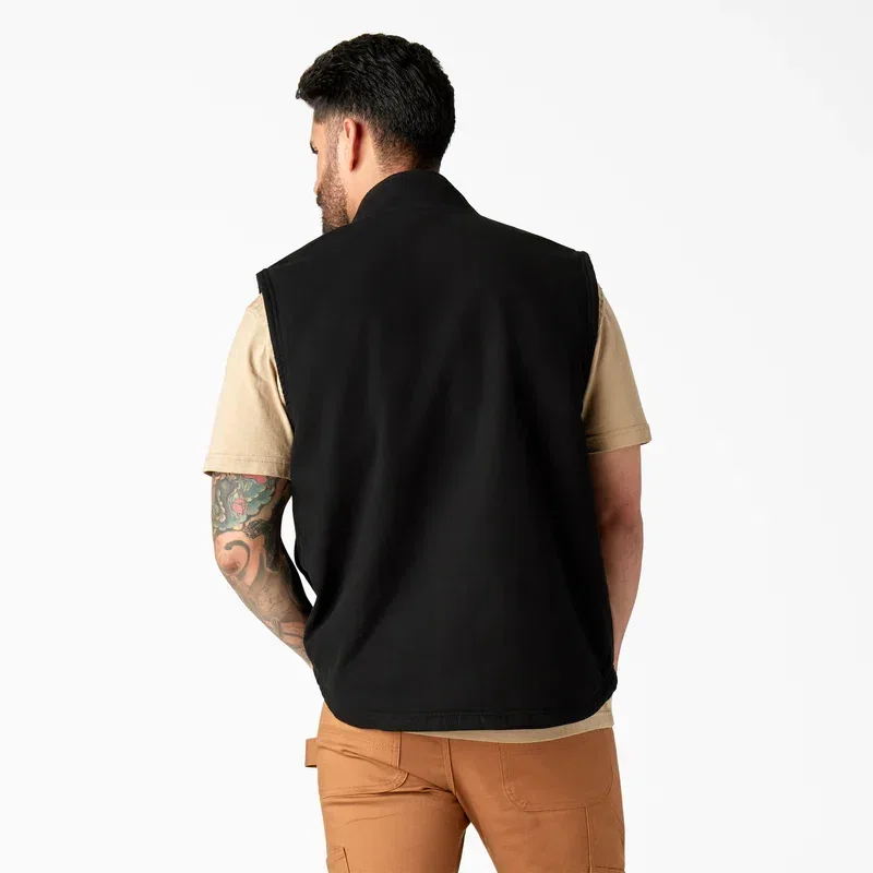 Duck Canvas High Pile Fleece Lined Vest Duck Canvas High Pile Fleece Lined Vest